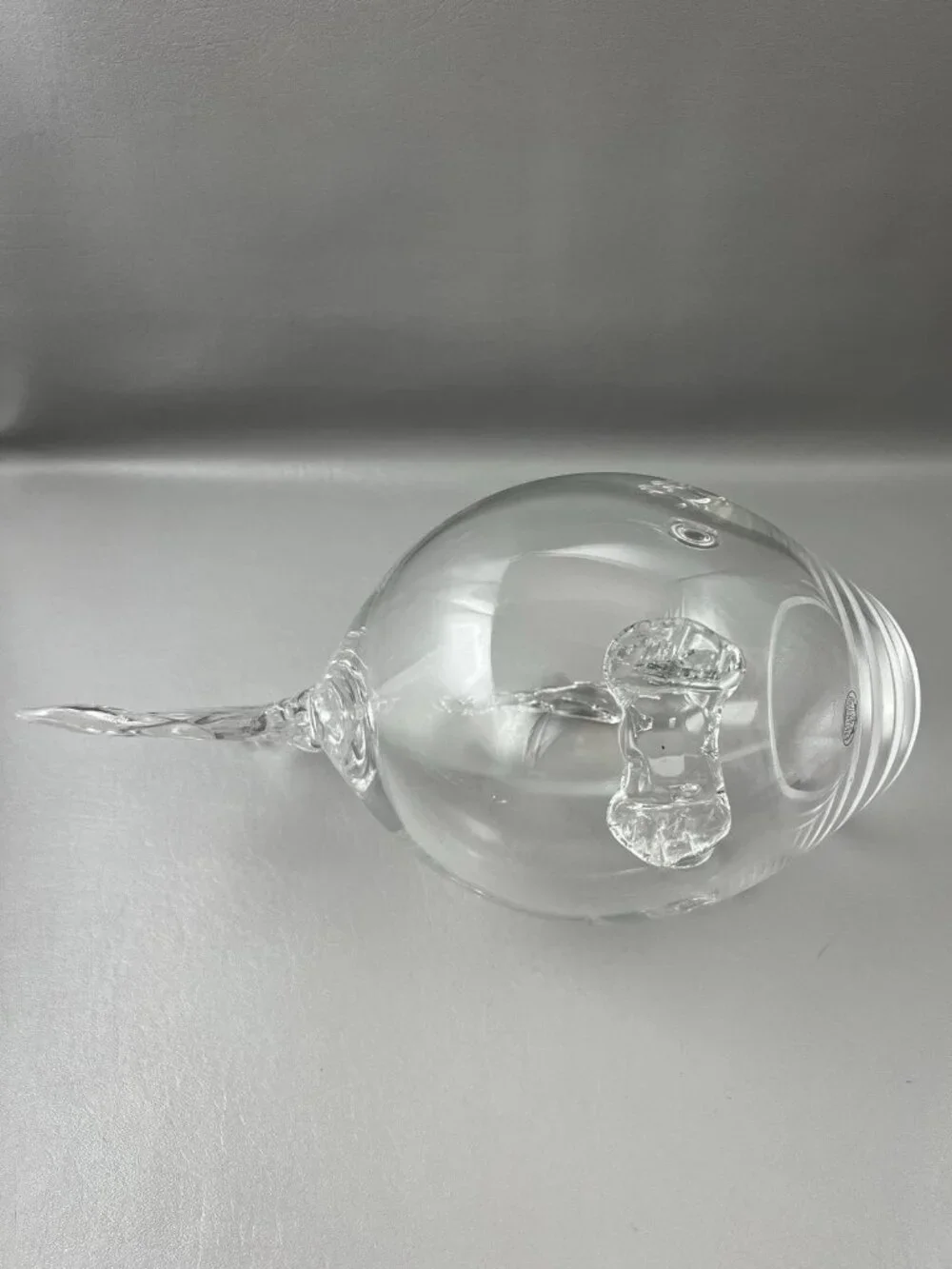 Home Essentials Clear Glass Fish Bowl Vase Large Coastal Beach Decor